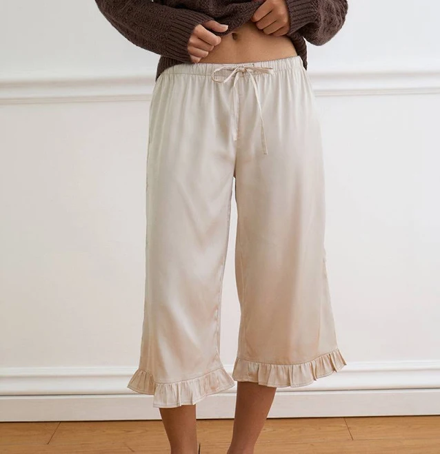 pants Tunelia Satin Capri Trouser Motel Rocks USA $62