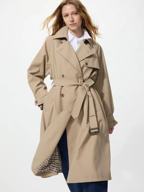 trench coat UNIQLO Women's Relaxed Trench Coat uniqlo.com/us $99.9