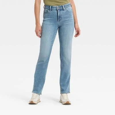 jeans Universal Thread Women's High-Rise Straight Ankle Jeans Target $28