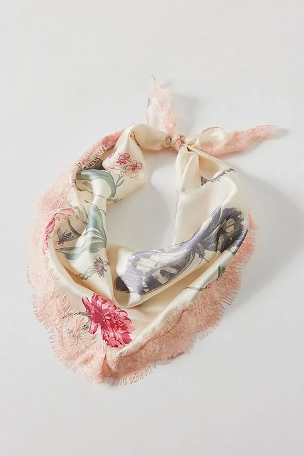 accessory Urban Outfitters Blair Printed Satin Head Scarf Urban Outfitters $15