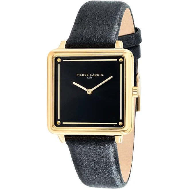 accessory Vendôme Watch with Leather Strap Pierre Cardin Watches $119