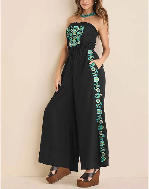 jumpsuit Venus Strapless Linen Jumpsuit VENUS $119