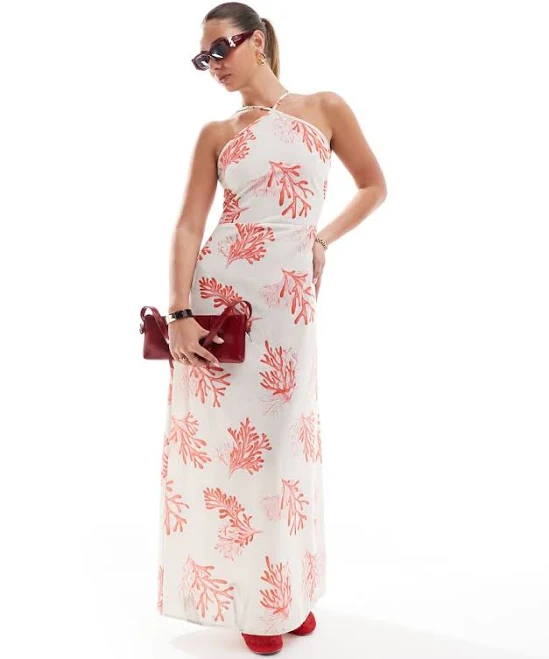 dress Vero Moda Women's Halter Maxi Dress ASOS $60.9