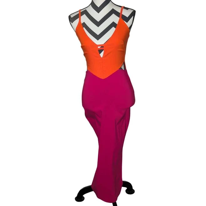 dress Vesper Color Block Maxi Dress Poshmark $55