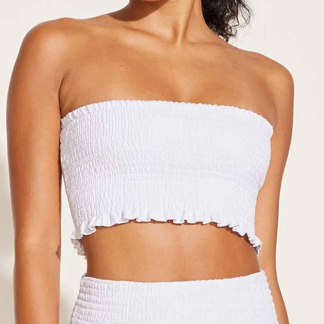 top Vitamin A Women's Nya Smocked Bandeau Top Vitamin A $44