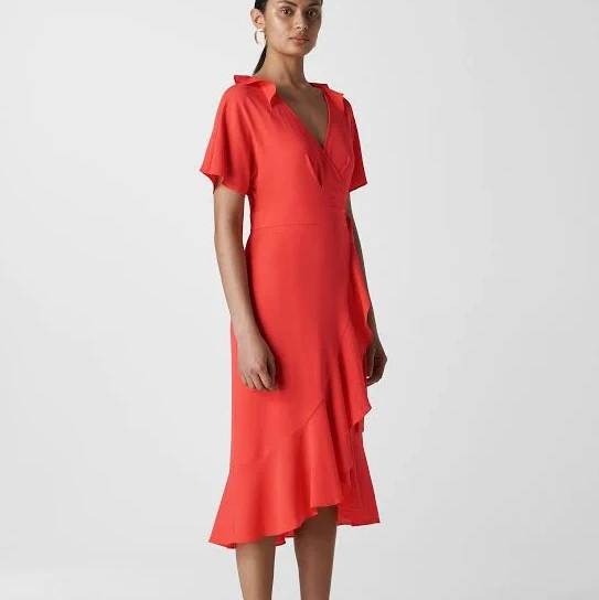 dress Whistles Abigail Frill Wrap Dress Whistles UK $128