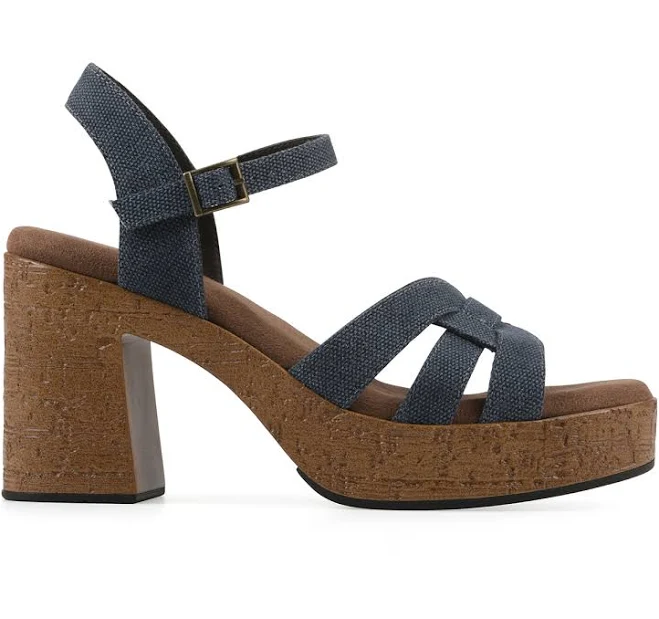 shoes White Mountain Barista Platform Block Heel Sandals Shoe Carnival $59.98