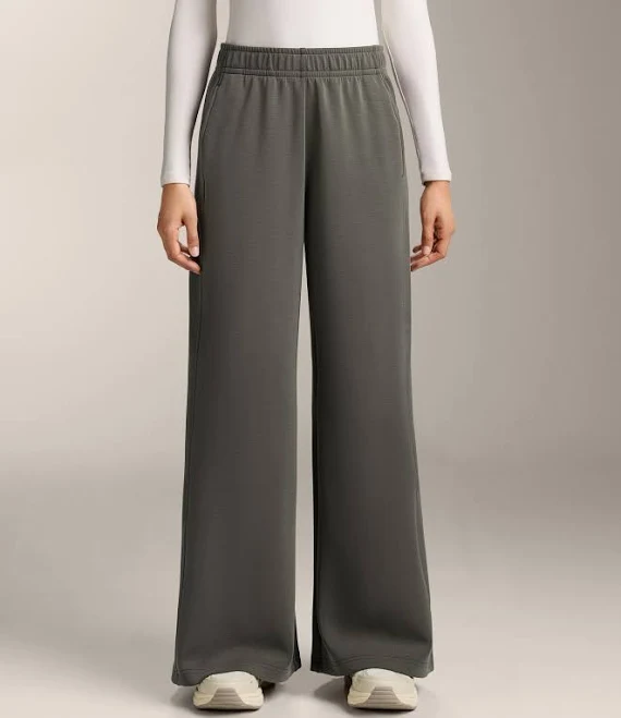 trousers Wide-Leg Straight Trousers with Side Rib OYSHO $79