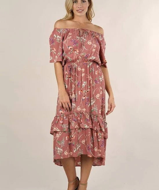 dress Willow Off-The-Shoulder Maxi Lovestitch $29