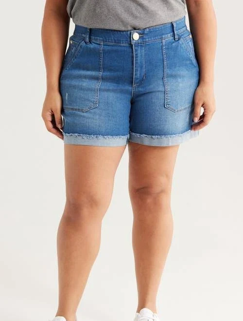 shorts Wit & Wisdom Women's High-Rise Cuffed Denim Shorts Nordstrom $47.6