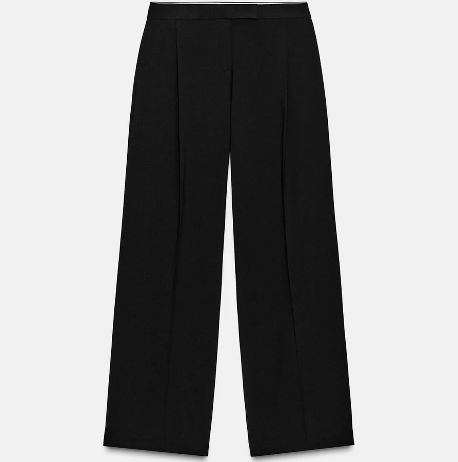 pants Woman Zara High-Waisted Wide-Leg Pants Zara USA $59.9