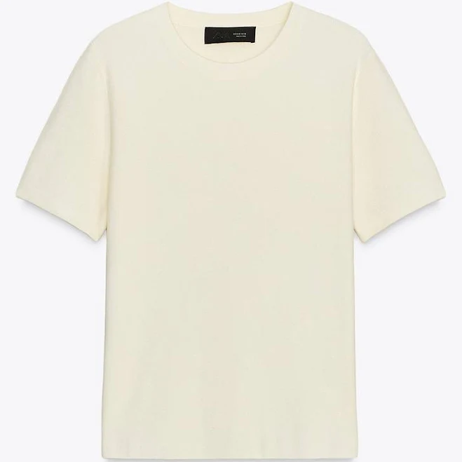 top Woman Zara Short Sleeve Soft Feel Knit Jumper Zara USA $45.9