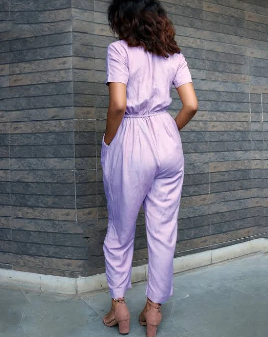 jumpsuit Women's Baggy Linen Jumpsuit Etsy - HasthaKatha $49.99