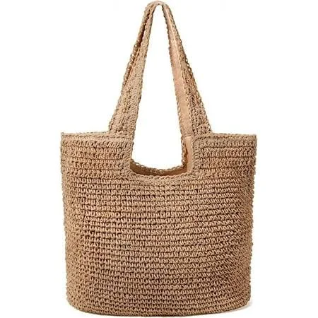 bag Women's Boho Straw Beach Bag Walmart - The Seasonal Shoppe $19.99