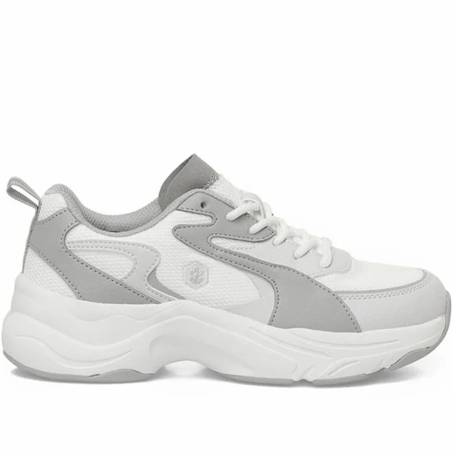 shoes Women's Mesh Thick Sole Sneaker White Gray Modanisa BE $55.9