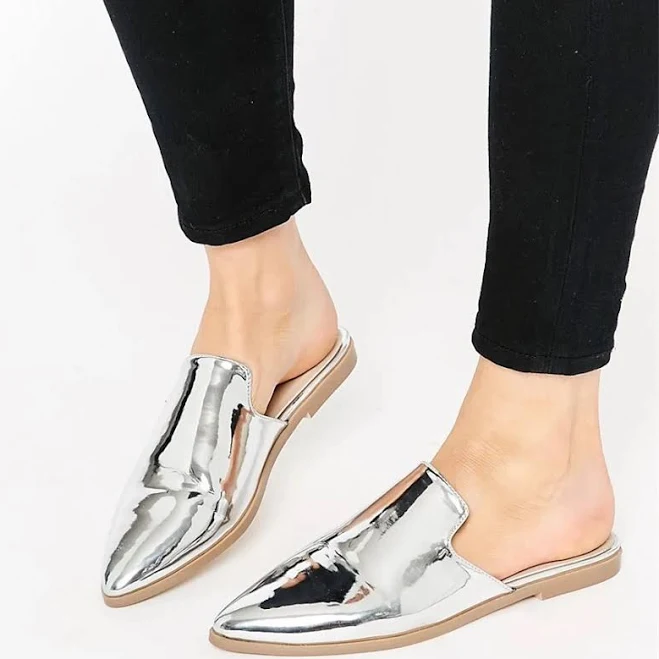 shoes Women's Pointed Toe Loafer Mules fsjshoes $98