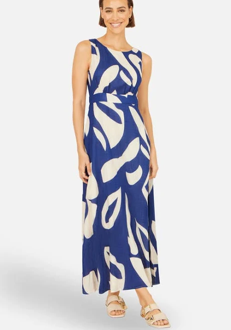 dress Yumi Women's Cotton Abstract Print Maxi Dress Nordstrom $176