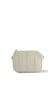 bag Zara Ecru White Leather Crossbody Bag With Geometric Shapes eBay $67.62