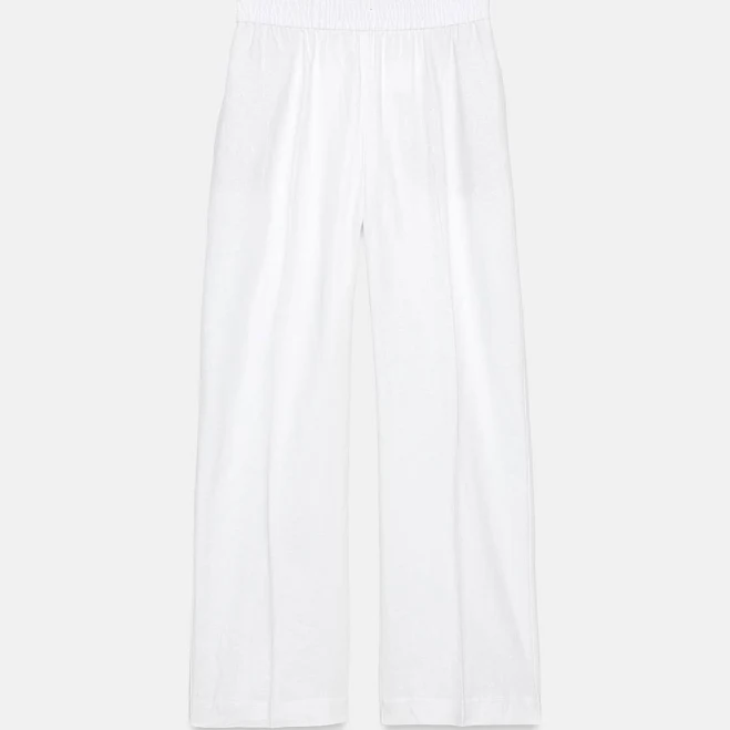 pants Zara Linen Blend Straight Leg Pants Zara USA $49.9