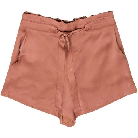 A.L.C. - Dusty Rose Paperbag Shorts w/ Waist Tie Sz 0
