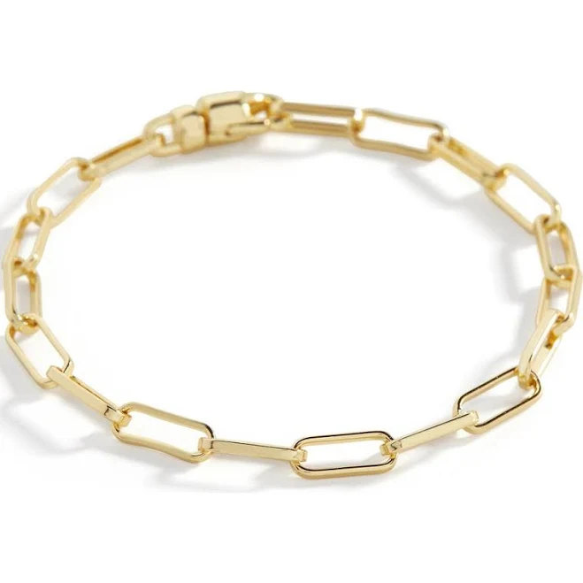 Mint & Lily Women's Open Link Paperclip Chain Bracelet