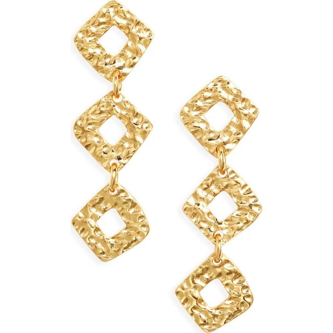Kiara by Ki-ele Greer Geo Drop Earrings