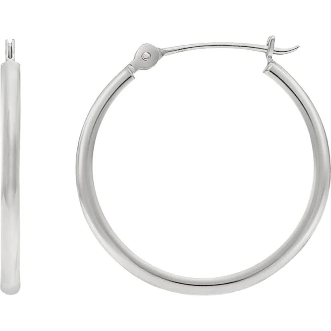 Donatello Gian Sterling Silver Hoop Earrings