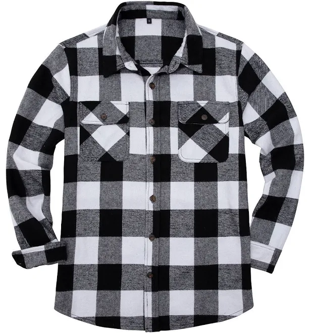 Stalwart Men's Heavyweight Flannel Shirt