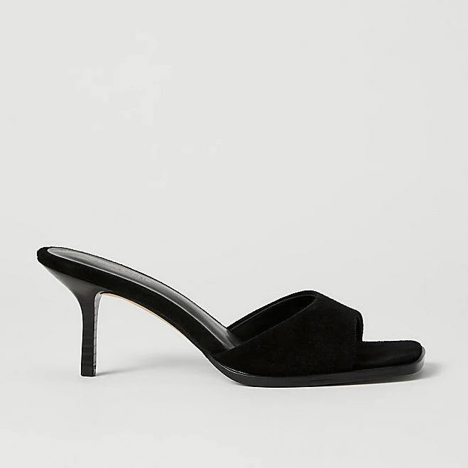 Ann Taylor Women's Suede Mule Sandal