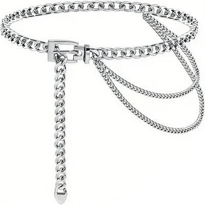 Alilang Women's Chunky Chain Waist Belt