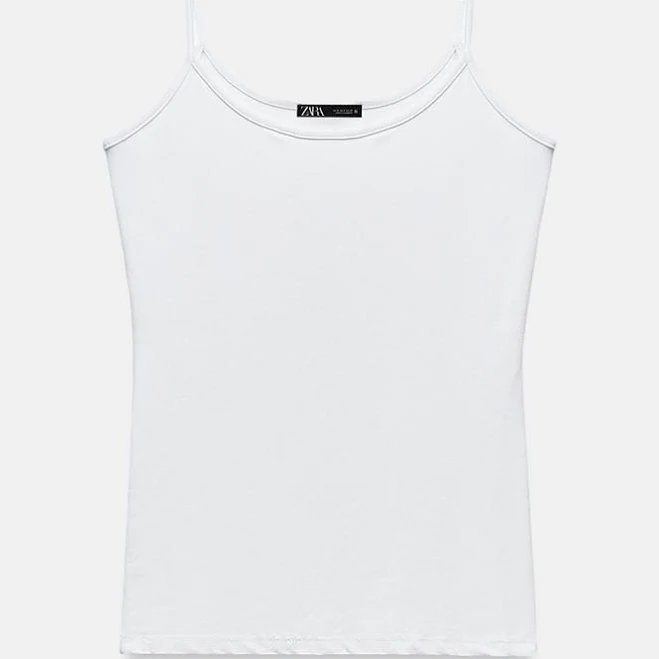 Zara Women's Polyamide Spaghetti Strap Camisole