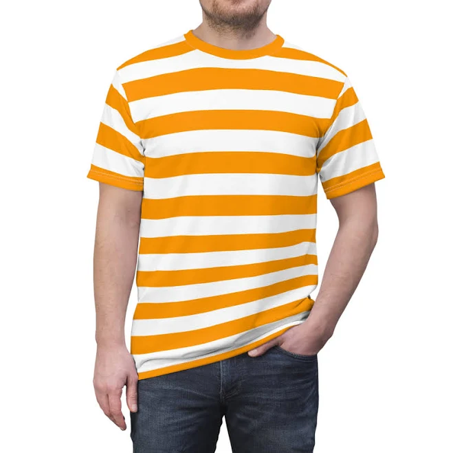 Lightweight Heavyweight Striped Crewneck Tshirt