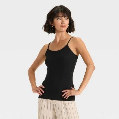 A New Day Women's Slim Fit Ribbed Cami