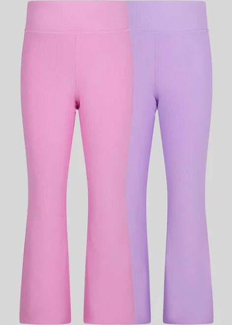 Ribbed Flared Leg Pants