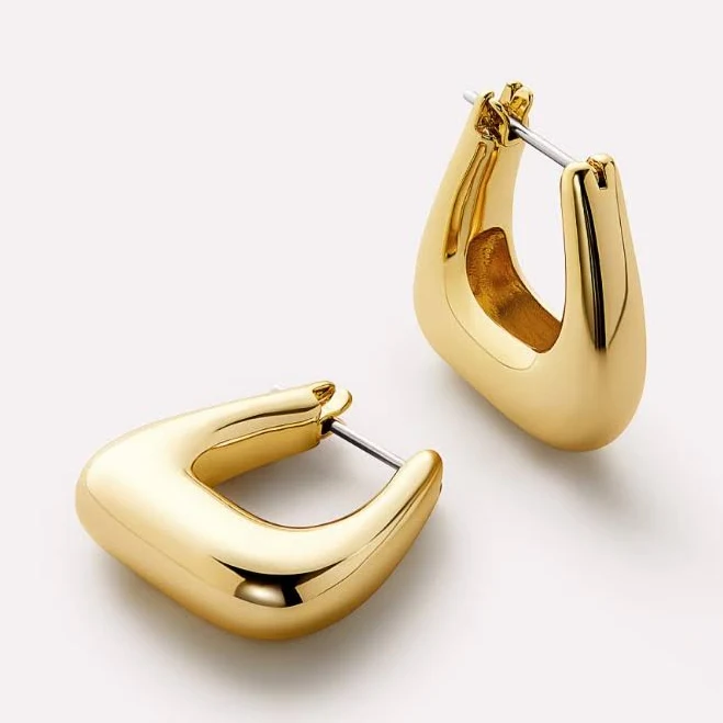 Chunky Gold Hoop Earrings - Colene | Ana Luisa Jewelry