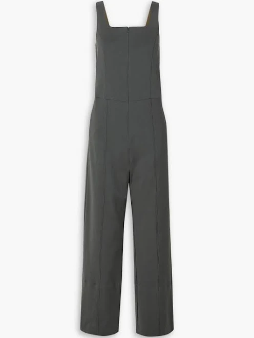 Caes Pleated Ecovero -blend Crepe Jumpsuit