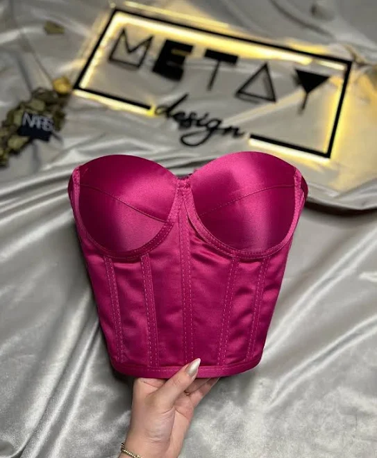 Handmade Satin Corset Bustier