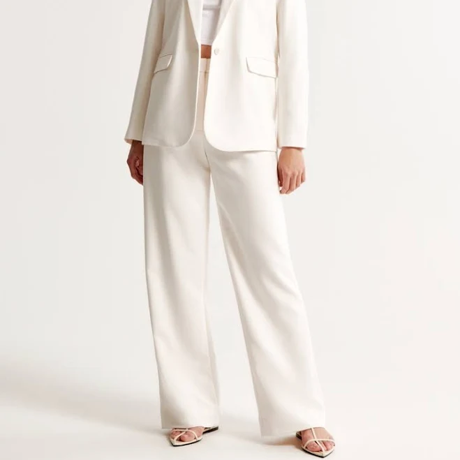 Women's Abercrombie & Fitch A&F Sloane Tailored Wide Leg Pant