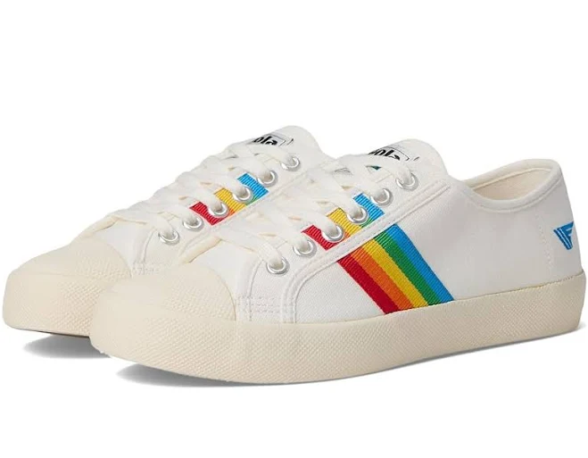 Gola Women's Coaster Rainbow Shoes Off-White/Multi