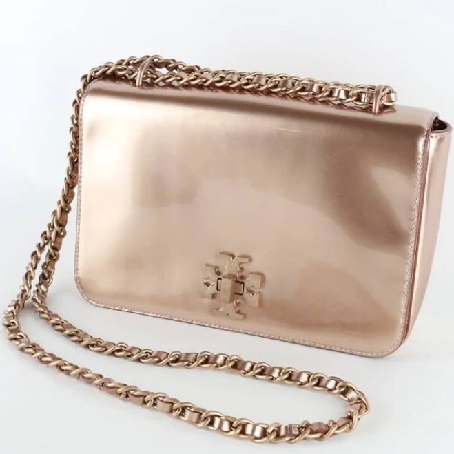 Tory Burch Mercer Metallic Adjustable Shoulder Bag