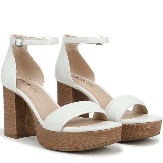 LifeStride Women's Ashland 2 Block Heel Platform Sandals