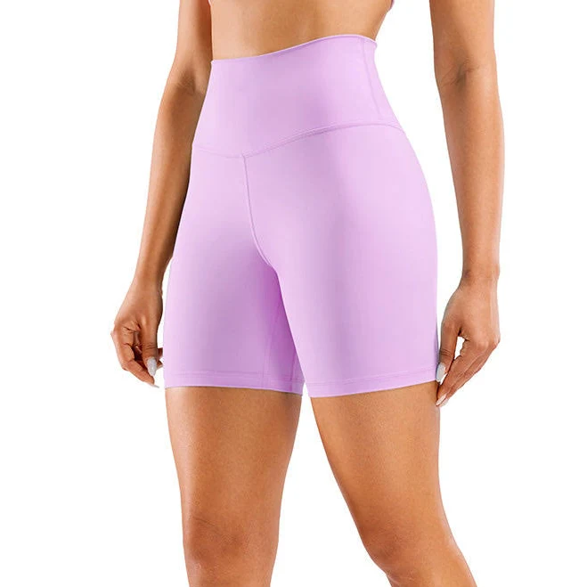 CRZ YOGA Women's High Rise Biker Shorts