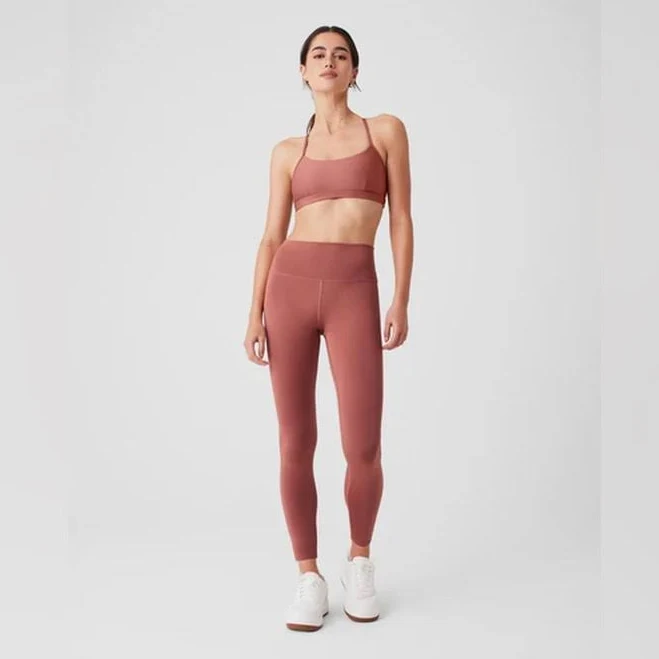 Alo Yoga Other | Alo Yoga Airlift Set In Soft Terracotta | Color: Brown | Size: Xs/Xxs | Pm-84643001's Closet