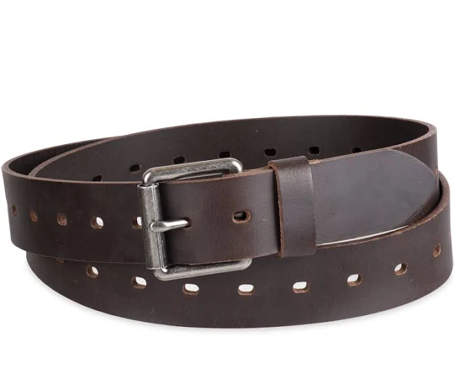 Dickies Men's Fully Adjustable Perforated Leather Belt
