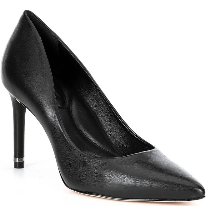 Antonio Melani Kara Leather Classic Pointed Toe Pumps
