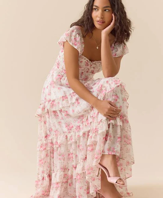 Altar'd State Korah Floral Maxi Dress