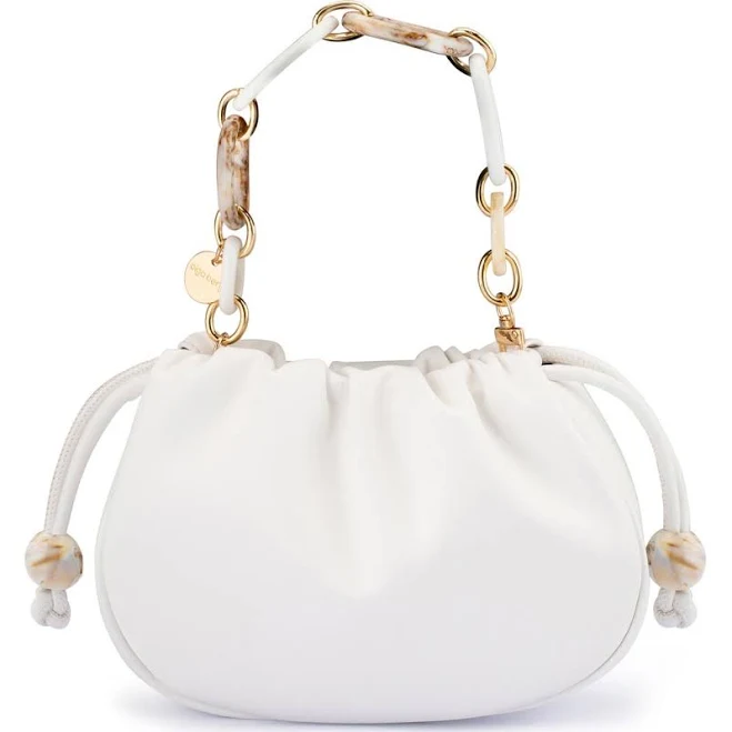 Olga Berg Women's Mavis Faux Leather Top Handle Bag