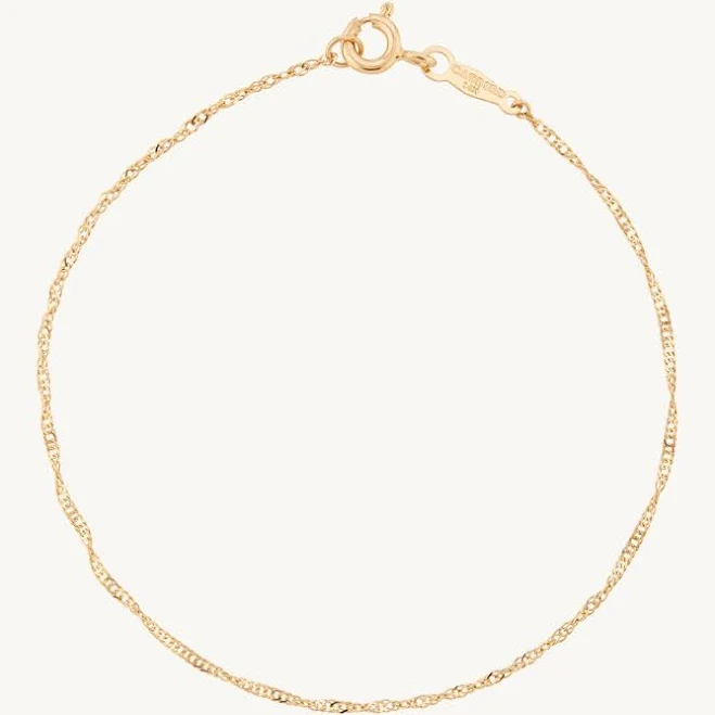 Catbird Sweet Nothing Gold Chain Bracelet Yellow Gold