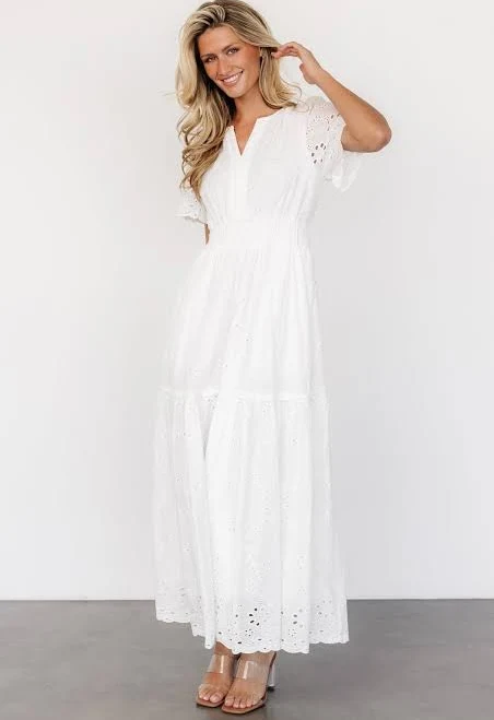 Baltic Born Hyacinth Eyelet Maxi Dress