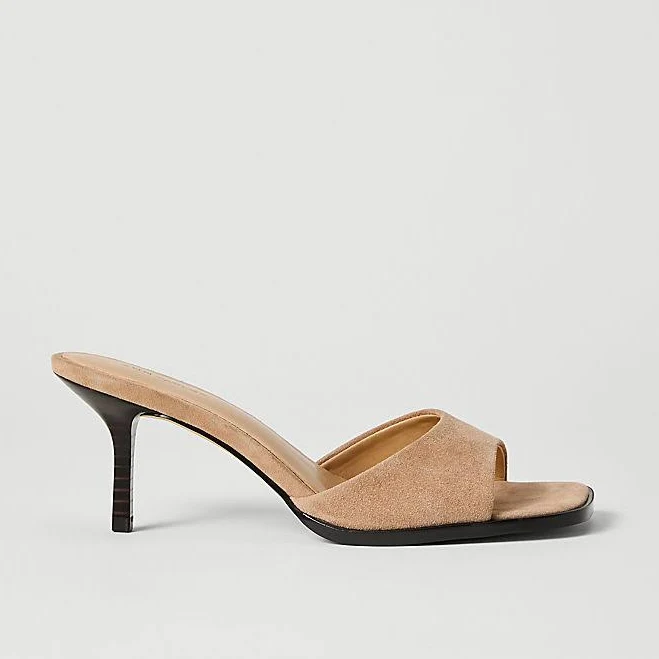 Ann Taylor Women's Suede Mule Sandal
